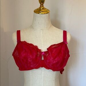 Felina Elegant Red Lace Bra